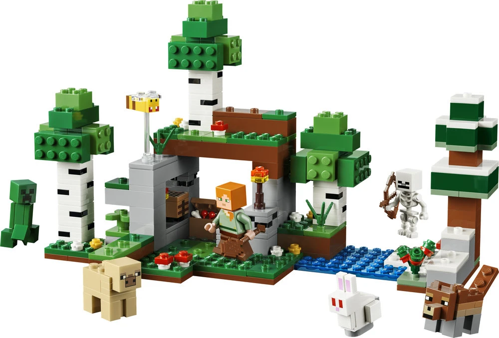 LEGO® Minecraft® Pirmosios nakties nuotykis, žaislas 21593