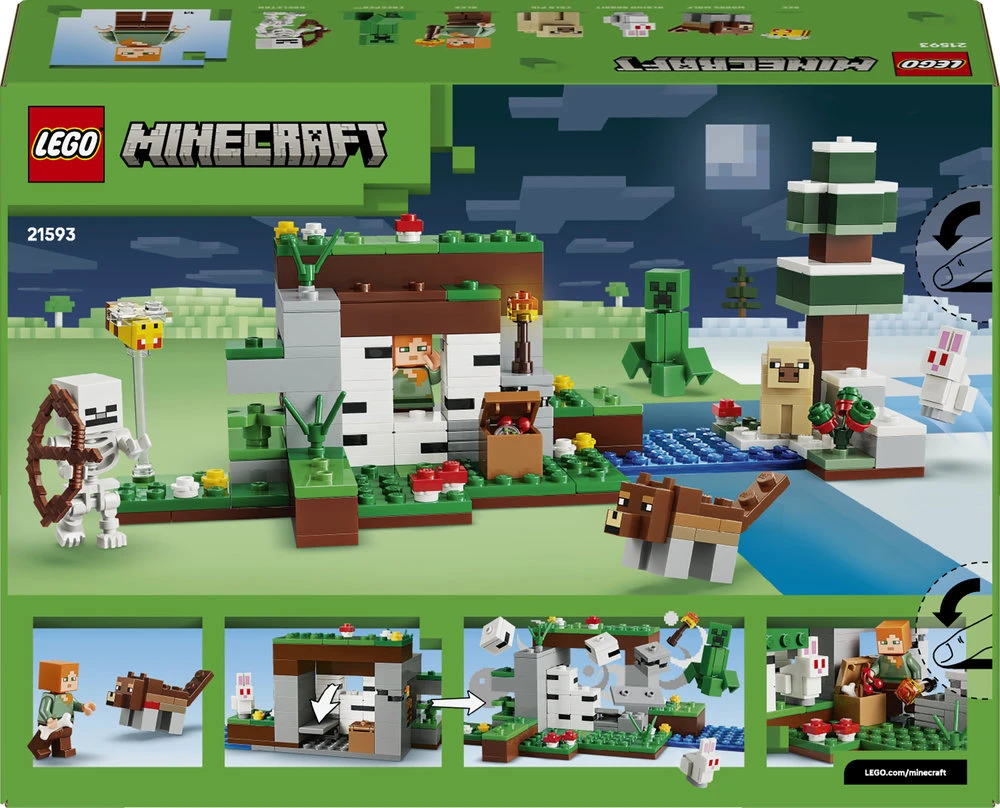 LEGO® Minecraft® Pirmosios nakties nuotykis, žaislas 21593