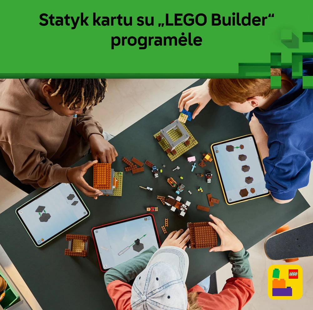 LEGO® Minecraft® Plėšikų sargybos postas ir naikintojas 21278