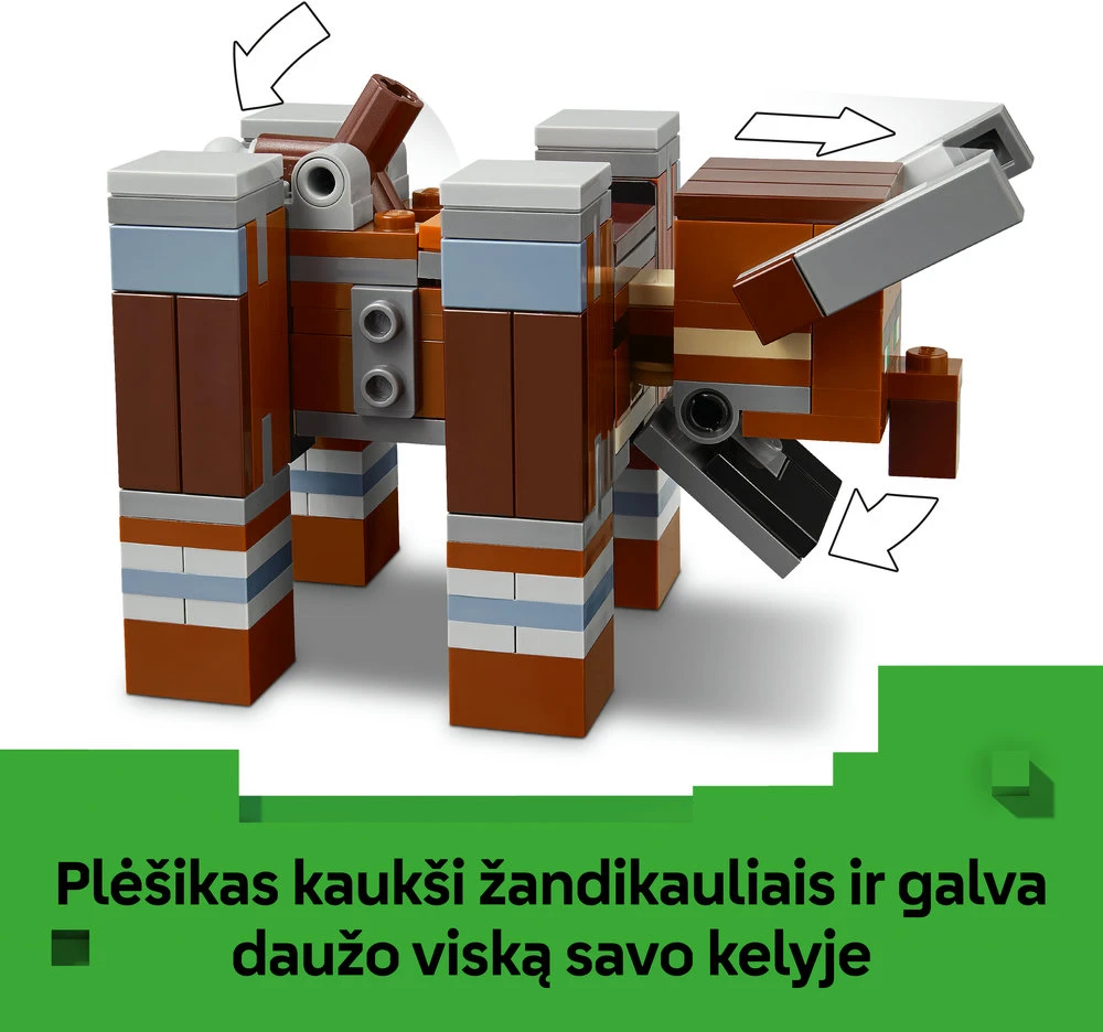 LEGO® Minecraft® Plėšikų sargybos postas ir naikintojas 21278