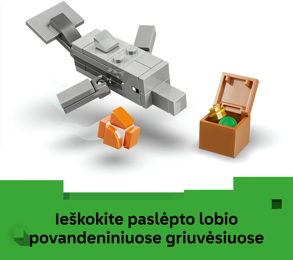 LEGO® Minecraft® Povandeninis nuotykis Rinkinys 21598
