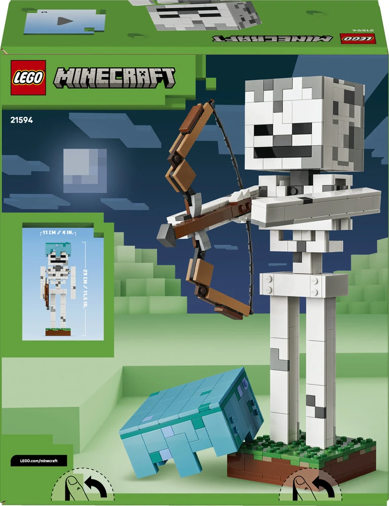 LEGO® Minecraft® Skeletas Žaidimo tematikos dekoras 21594