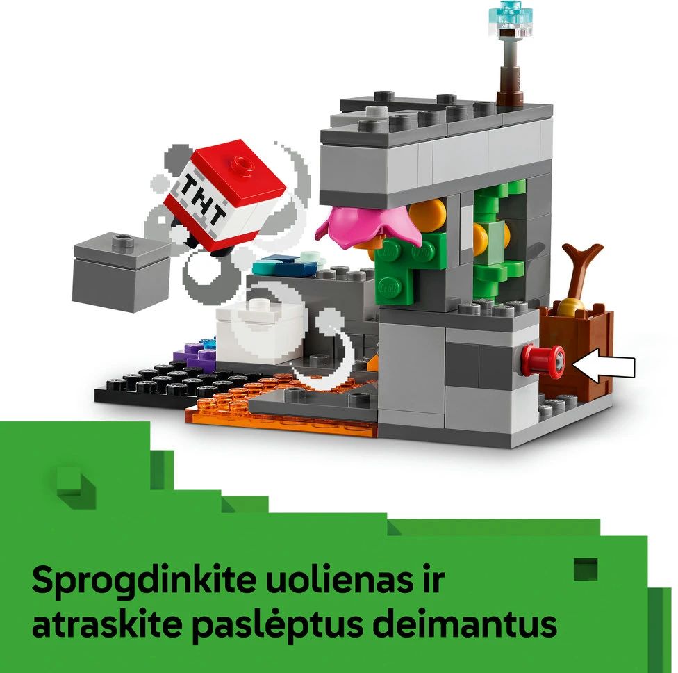 LEGO® Minecraft® Susirėmimas su prižiūrėtoju Suvenyras 21274