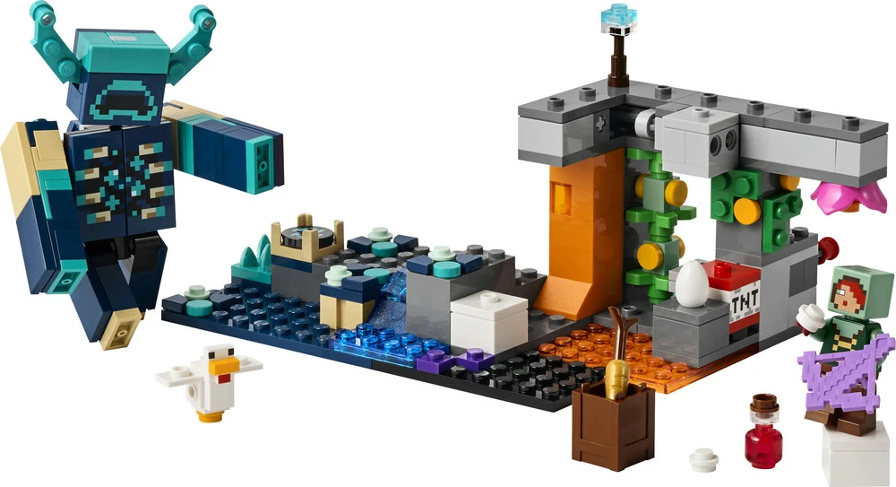 LEGO® Minecraft® Susirėmimas su prižiūrėtoju Suvenyras 21274