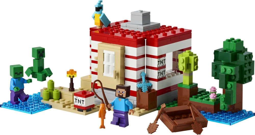 LEGO® Minecraft® TNT džiunglių namas, žaislas 21275