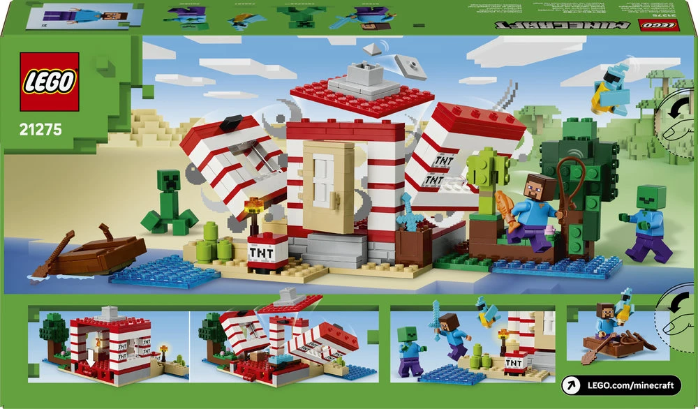LEGO® Minecraft® TNT džiunglių namas, žaislas 21275