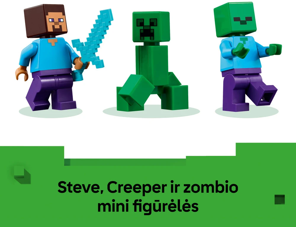 LEGO® Minecraft® TNT džiunglių namas, žaislas 21275