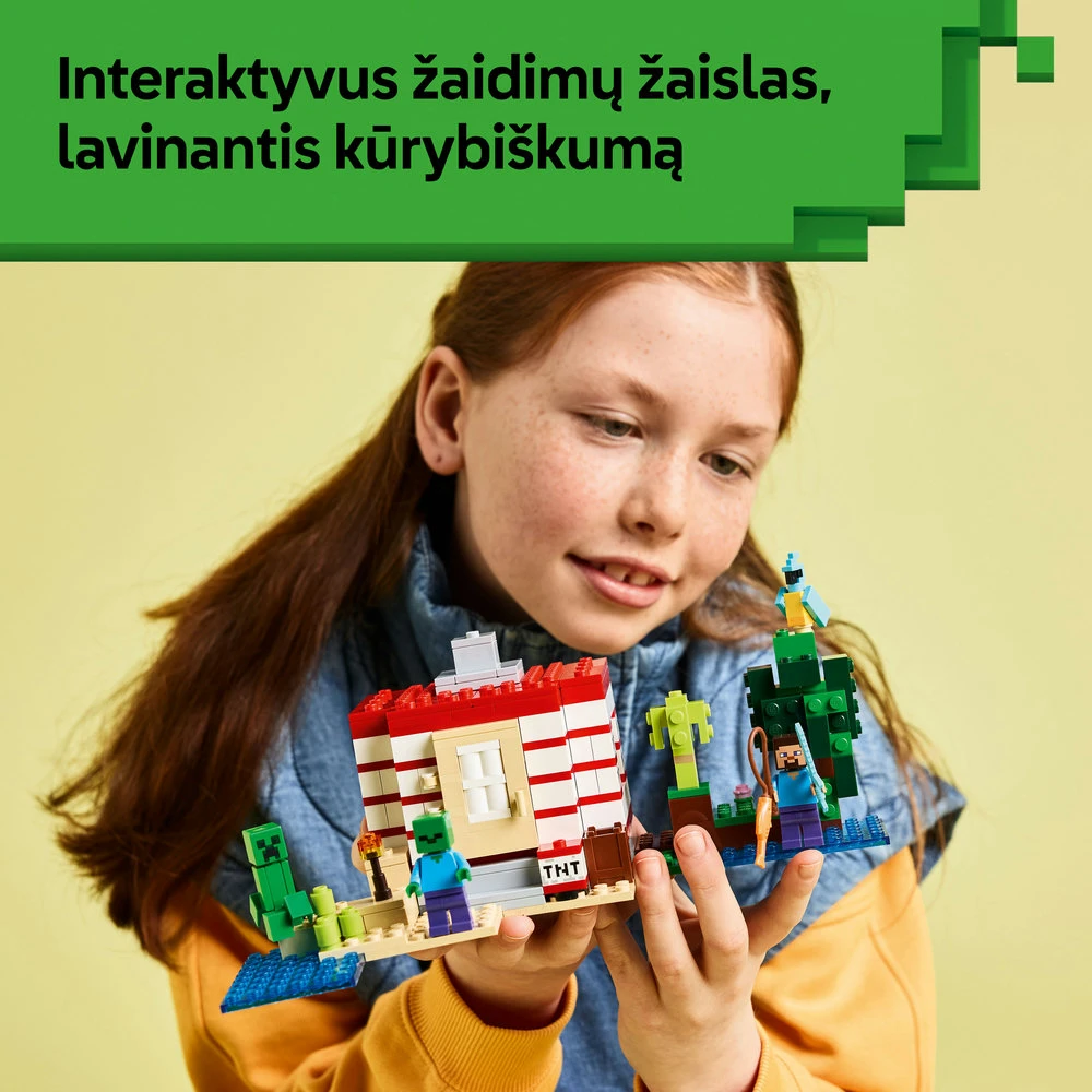 LEGO® Minecraft® TNT džiunglių namas, žaislas 21275
