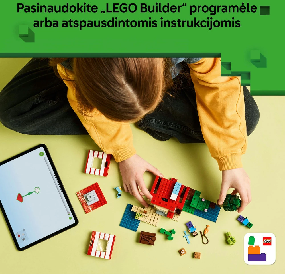 LEGO® Minecraft® TNT džiunglių namas, žaislas 21275
