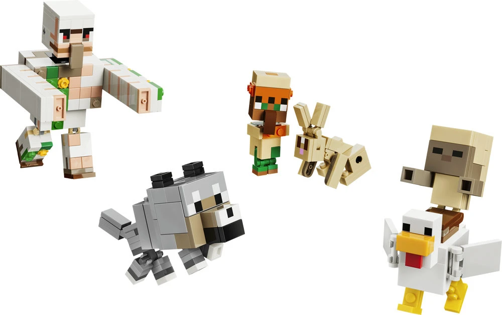 LEGO® Minecraft® Vištų raitelis ir užpuolimas dykumoje 21592