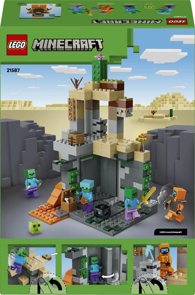 LEGO® Minecraft® Zombių požemis Konstravimo žaislas 21587