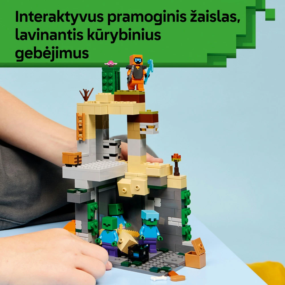 LEGO® Minecraft® Zombių požemis Konstravimo žaislas 21587