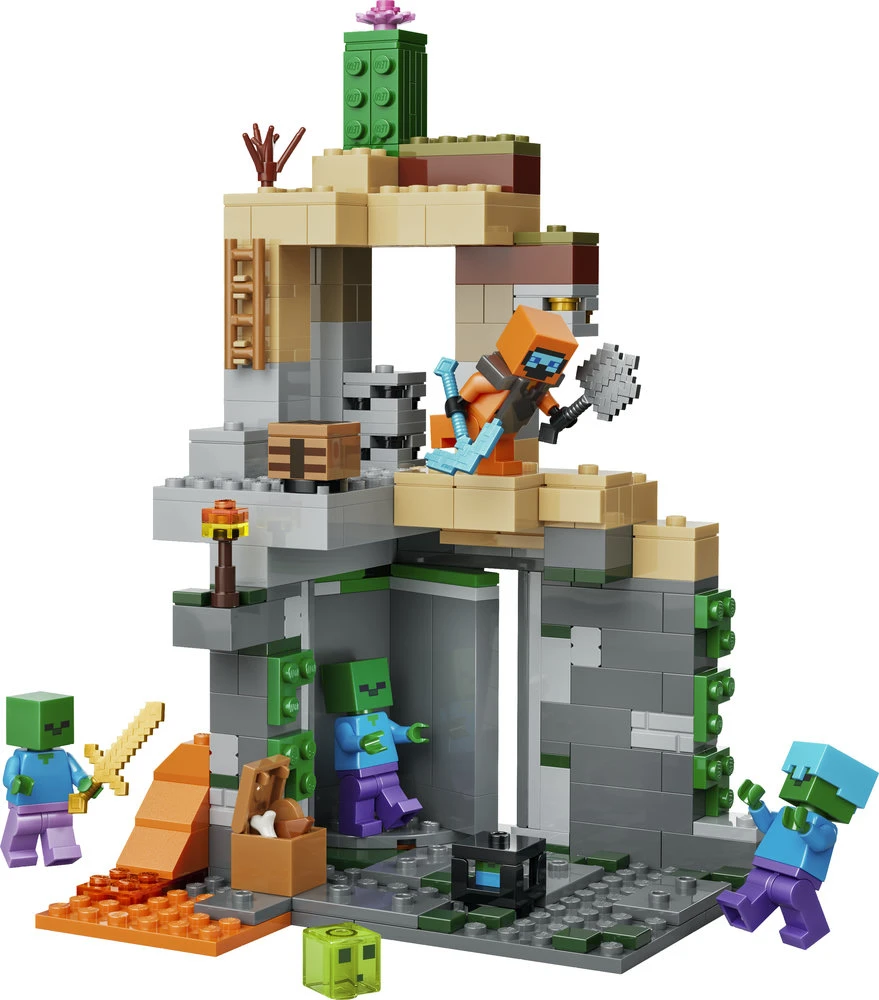 LEGO® Minecraft® Zombių požemis Konstravimo žaislas 21587