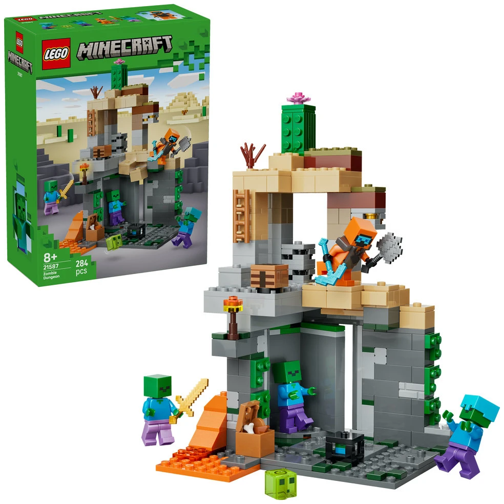 LEGO® Minecraft® Zombių požemis Konstravimo žaislas 21587