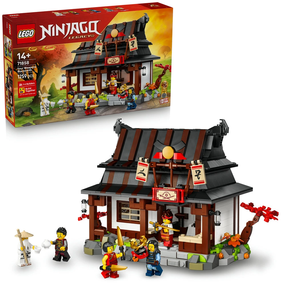 LEGO® NINJAGO® 15-ųjų metinių „Keturių ginklų kalvis“ 71858