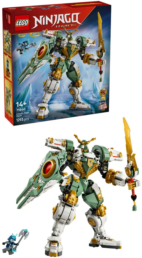 LEGO® NINJAGO® 15-ųjų metinių Lloyd robotas-titanas, 71860