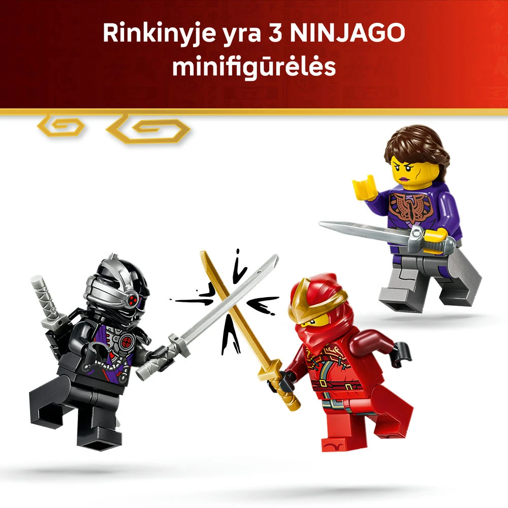 LEGO® NINJAGO® 15-ųjų metinių nindzės atakos automobilis „X-1“ 71867