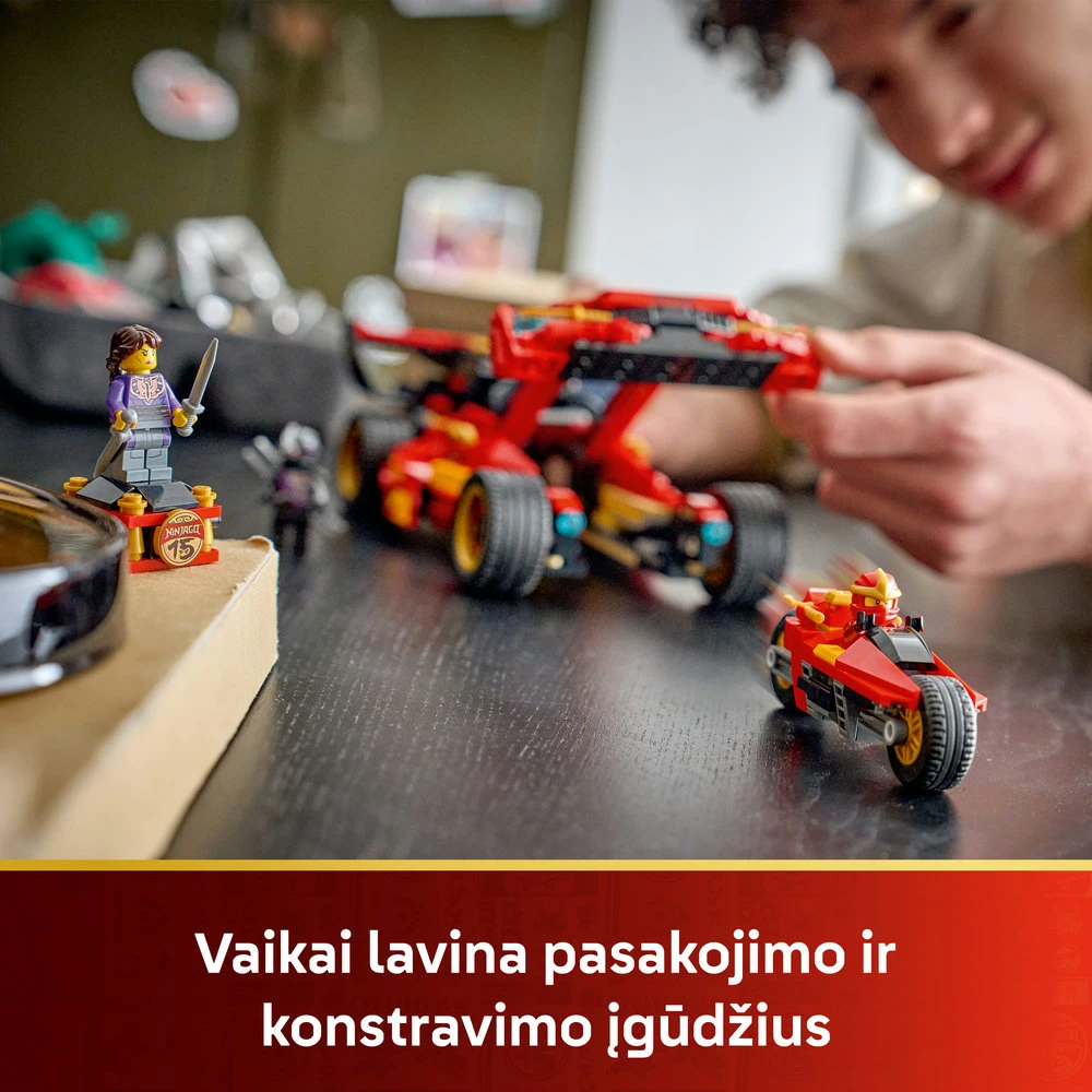 LEGO® NINJAGO® 15-ųjų metinių nindzės atakos automobilis „X-1“ 71867