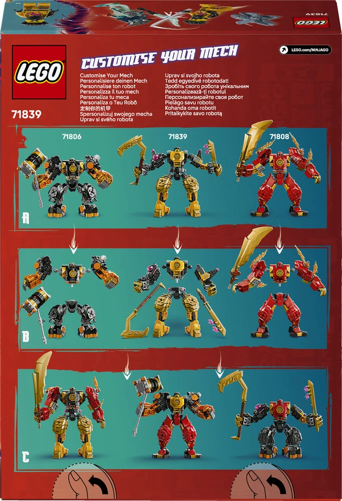 LEGO® NINJAGO® Arino Spinjitzu kovos robotas Rinkinys 71839