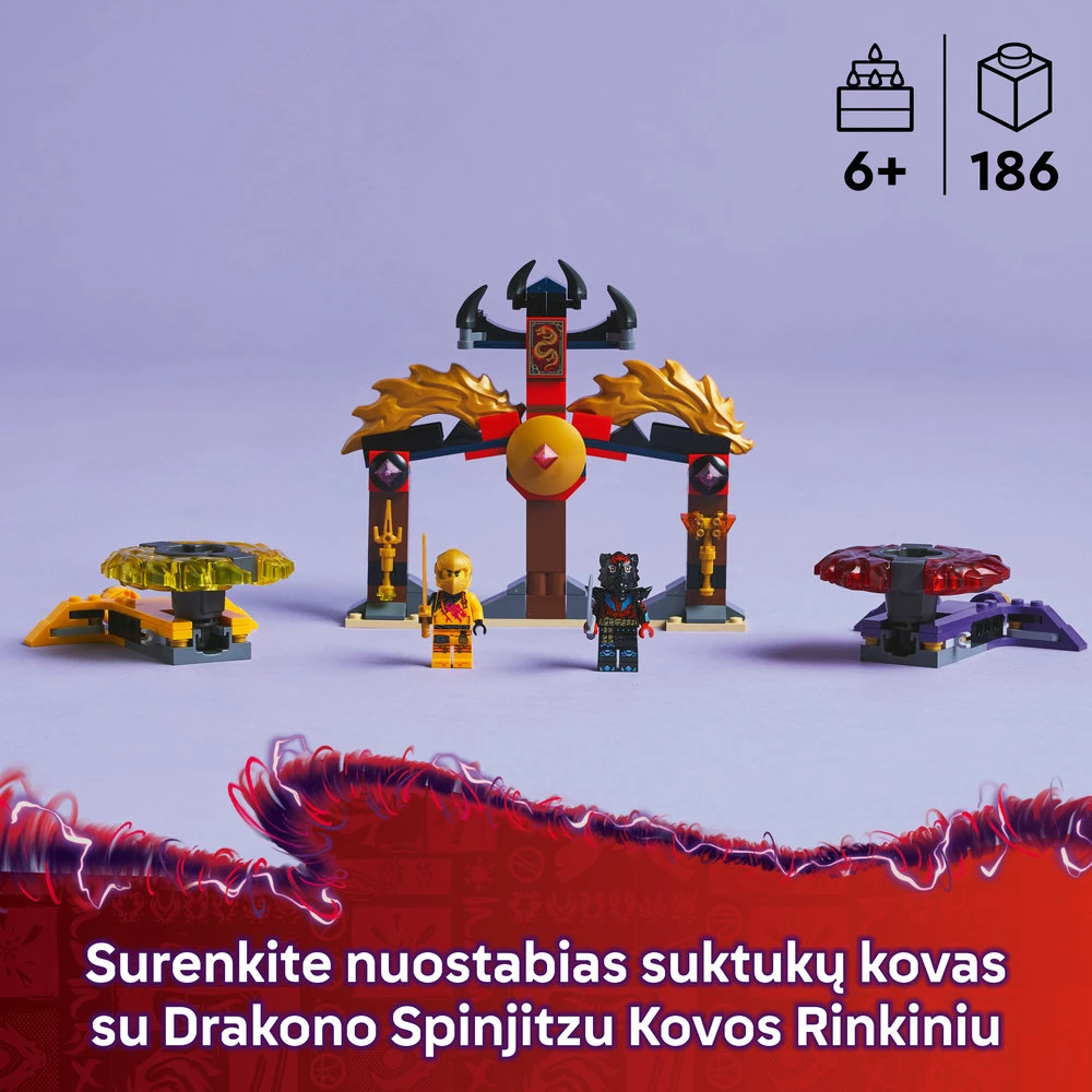 LEGO® Ninjago Drakono Spinjitzu kovos rinkinys (71826)