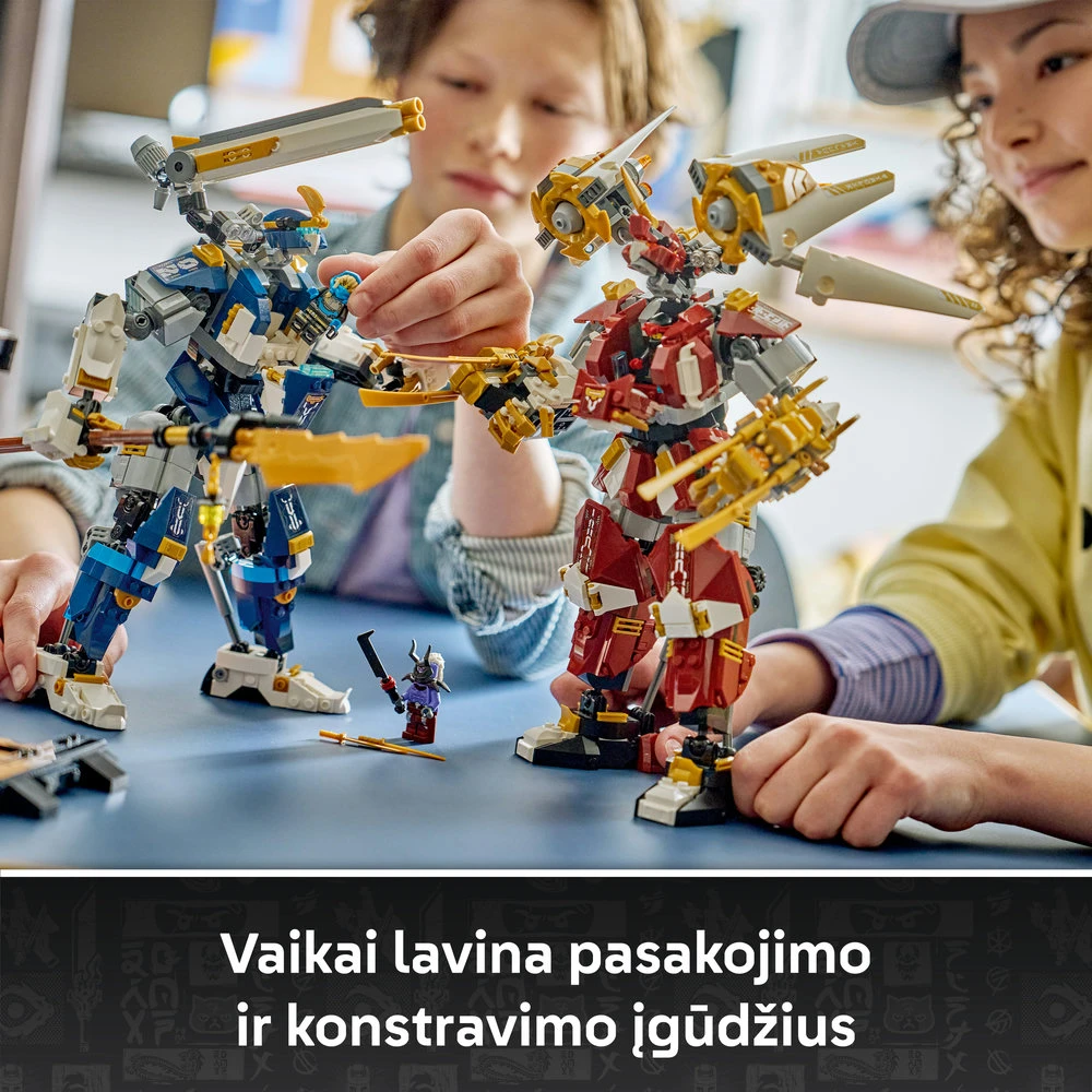 LEGO® NINJAGO® Du robotai-titanai veiksmo figūrėlės 71870