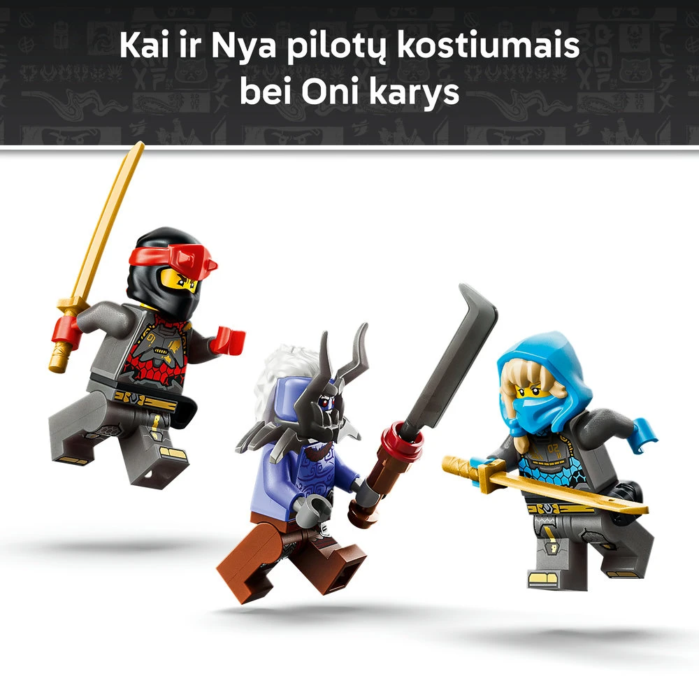 LEGO® NINJAGO® Du robotai-titanai veiksmo figūrėlės 71870