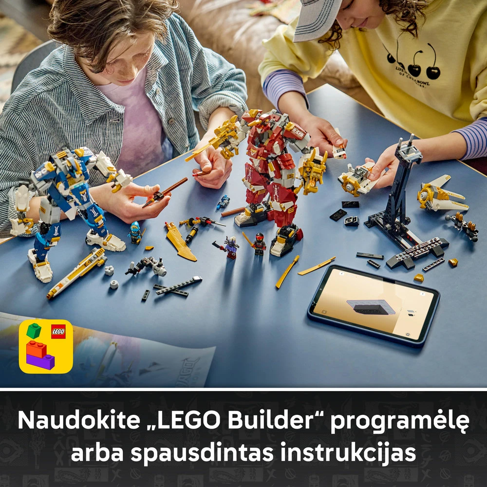 LEGO® NINJAGO® Du robotai-titanai veiksmo figūrėlės 71870