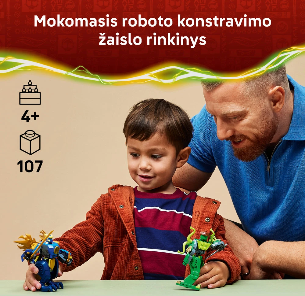 LEGO®NINJAGO®Jay drakono-roboto kova, 71853