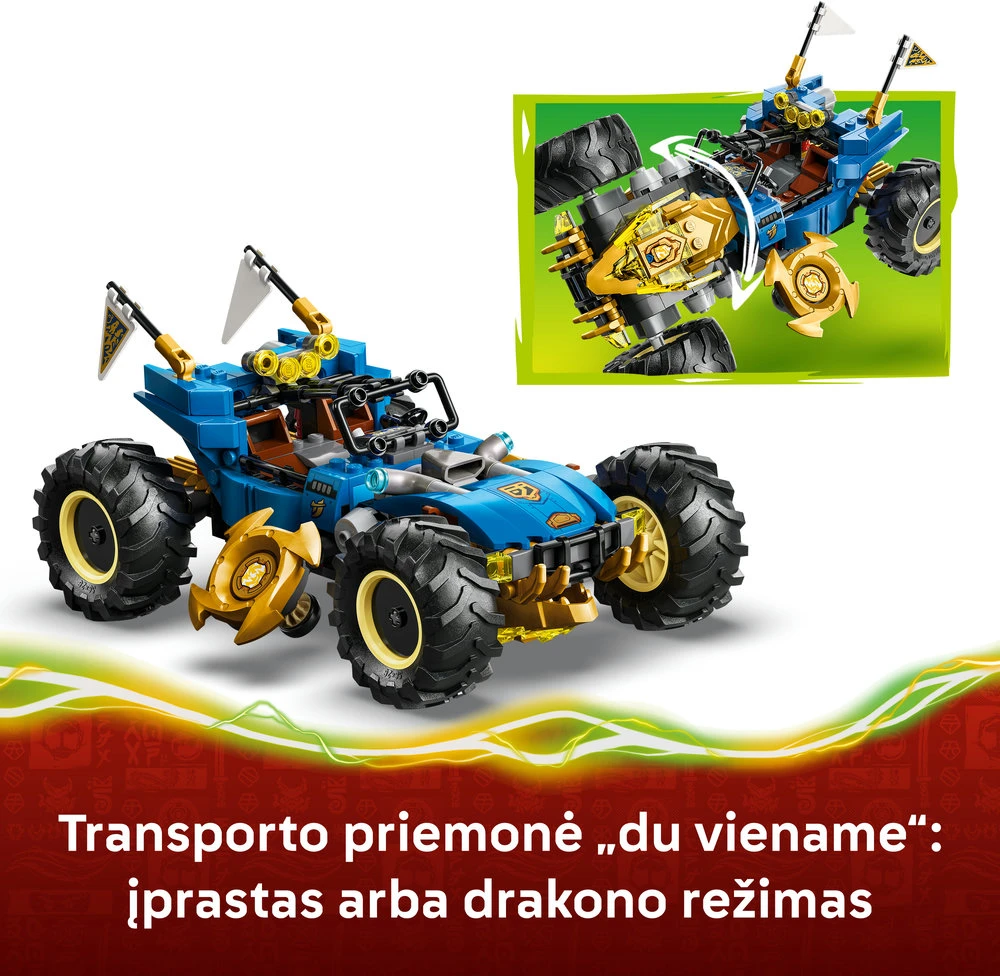 LEGO® NINJAGO® Jay transformuojamas automobilis 71856