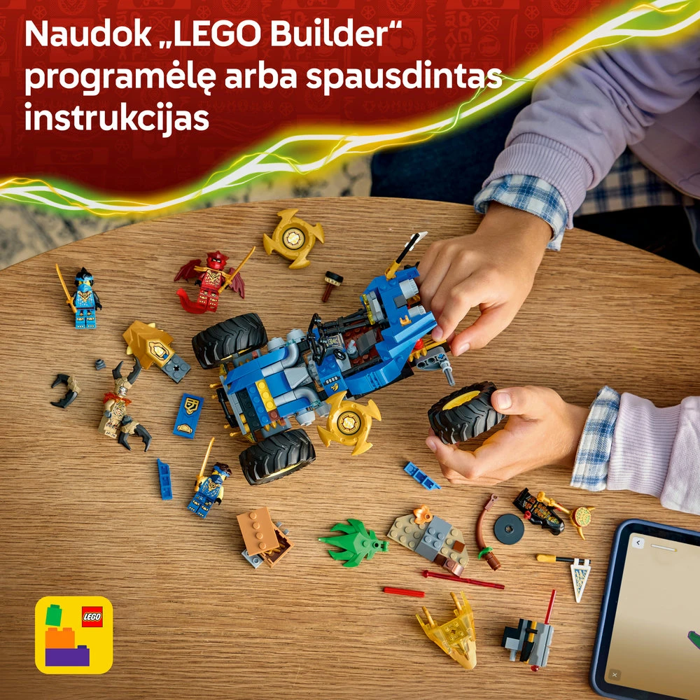 LEGO® NINJAGO® Jay transformuojamas automobilis 71856
