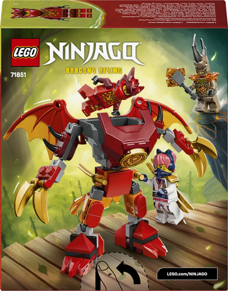 LEGO® NINJAGO® Kai drakono-roboto kovos rinkinys 71851