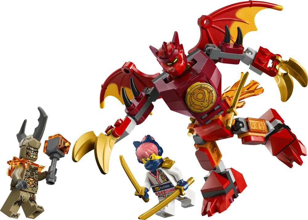 LEGO® NINJAGO® Kai drakono-roboto kovos rinkinys 71851