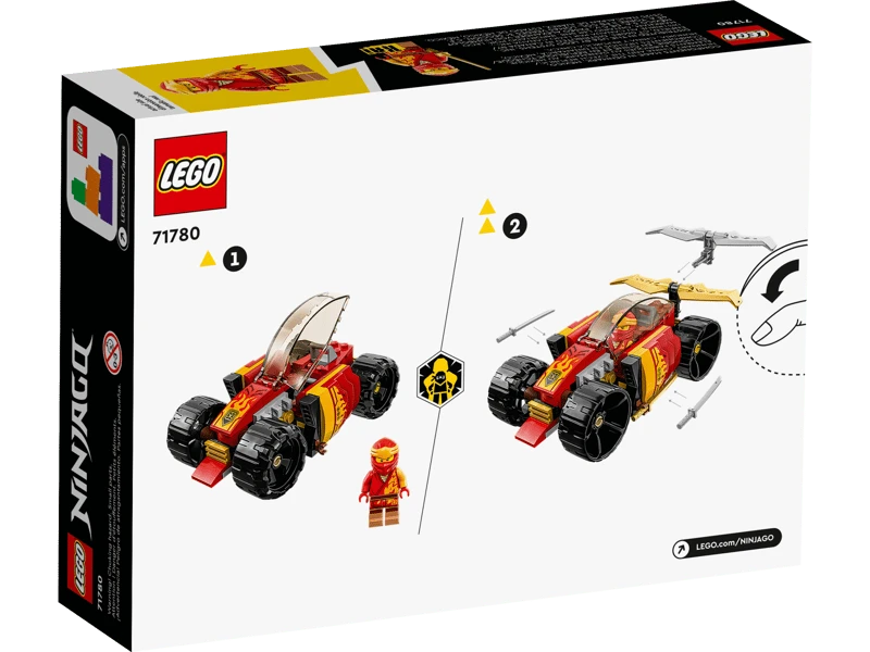 LEGO® Ninjago Kai lenktyninis nindzių automobilis EVO (71780)