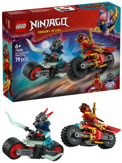 LEGO® NINJAGO® Kai motociklo lenktynės Rinkinys 71838