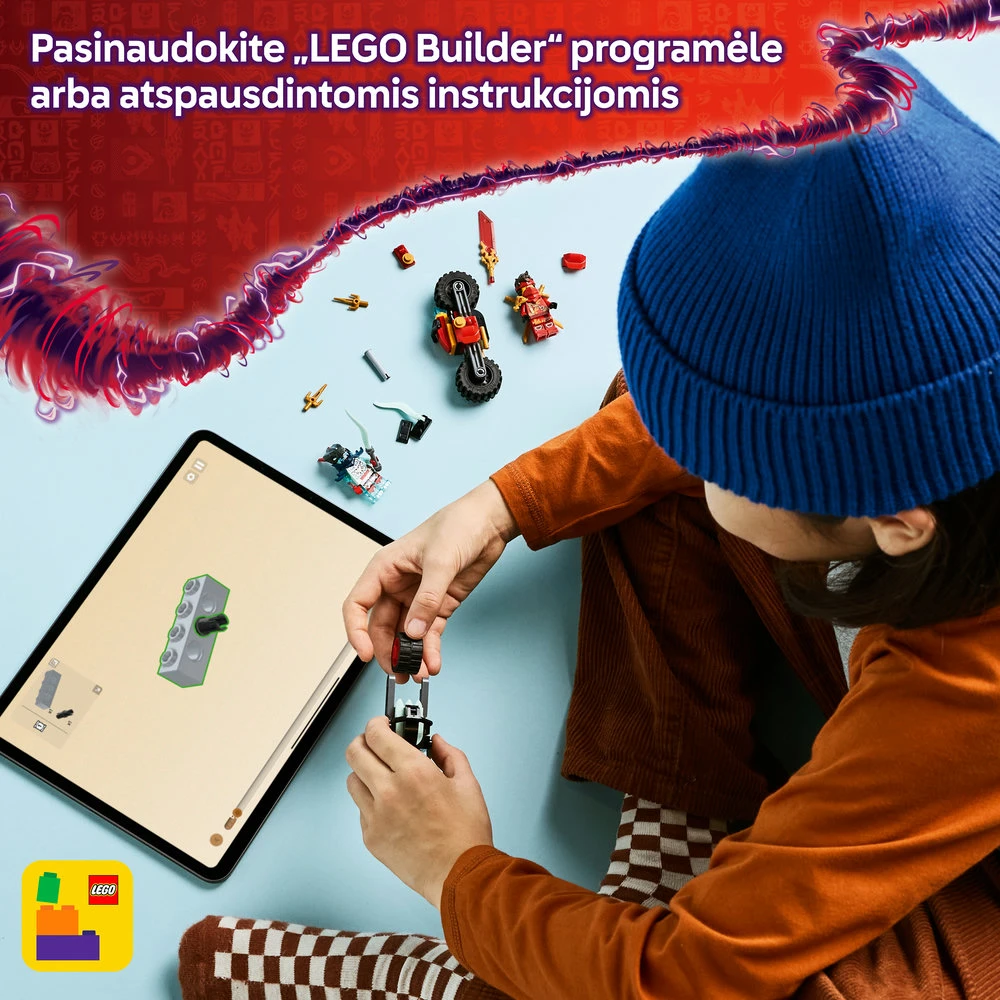 LEGO® NINJAGO® Kai motociklo lenktynės Rinkinys 71838