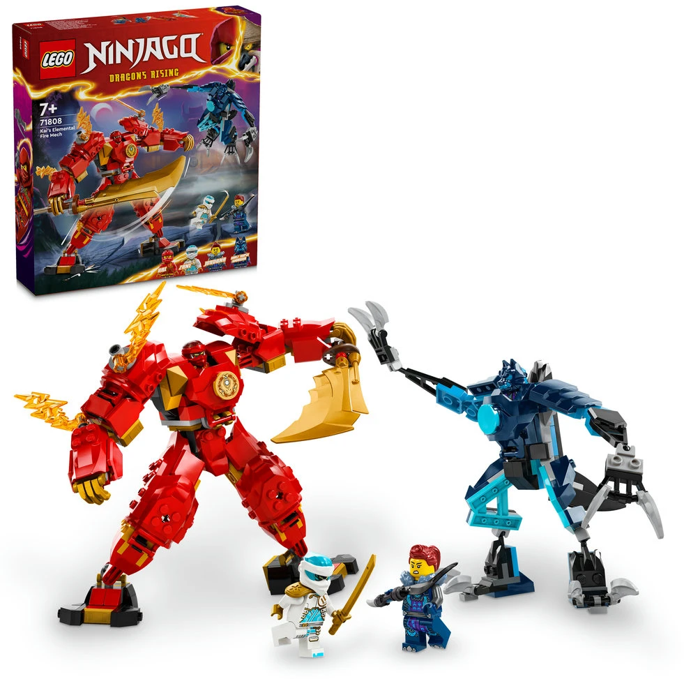 LEGO® NINJAGO® Kai stichijos ugnies robotas (71808)