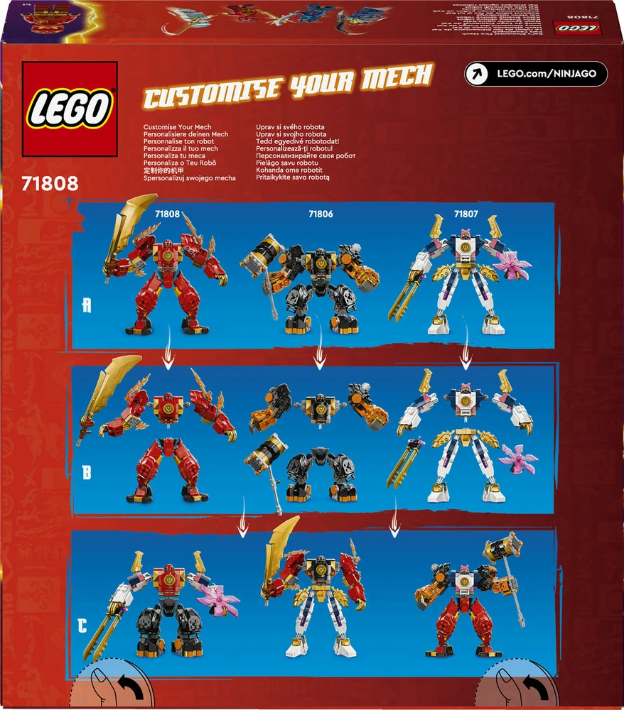 LEGO® NINJAGO® Kai stichijos ugnies robotas (71808)