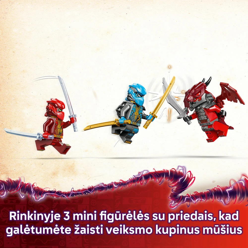 LEGO® Ninjago Kajaus audros robotas-motociklas (71830)