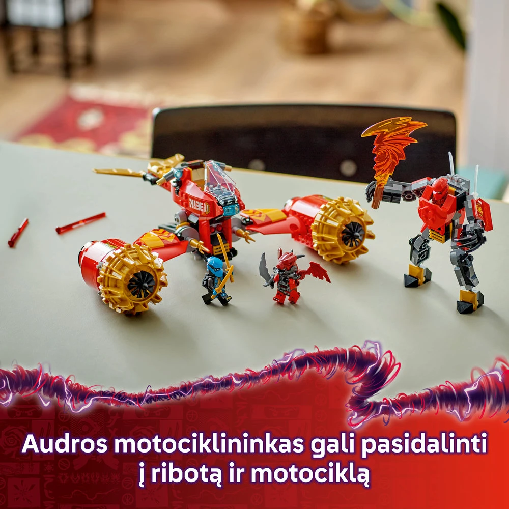 LEGO® Ninjago Kajaus audros robotas-motociklas (71830)