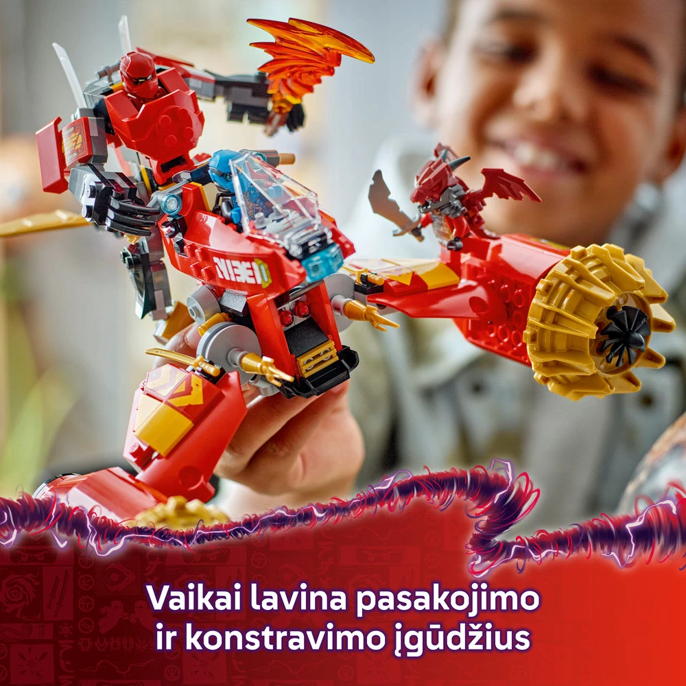 LEGO® Ninjago Kajaus audros robotas-motociklas (71830)