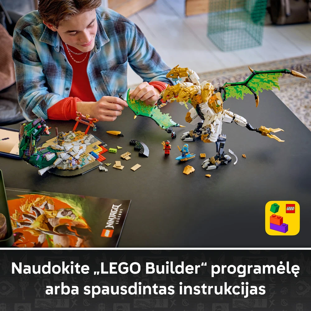 LEGO® NINJAGO® Lemiama drakonų kova Rinkinys 71872