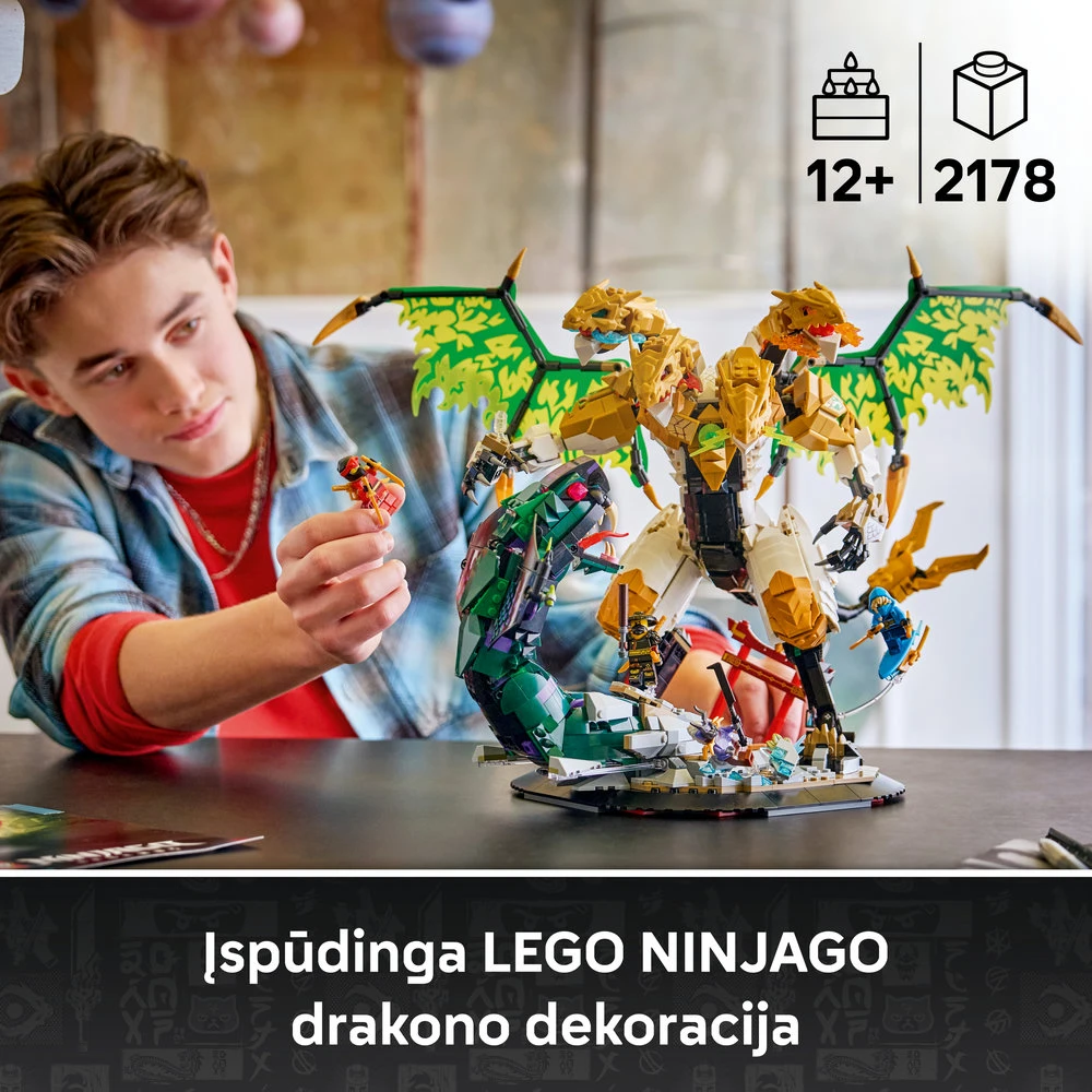 LEGO® NINJAGO® Lemiama drakonų kova Rinkinys 71872