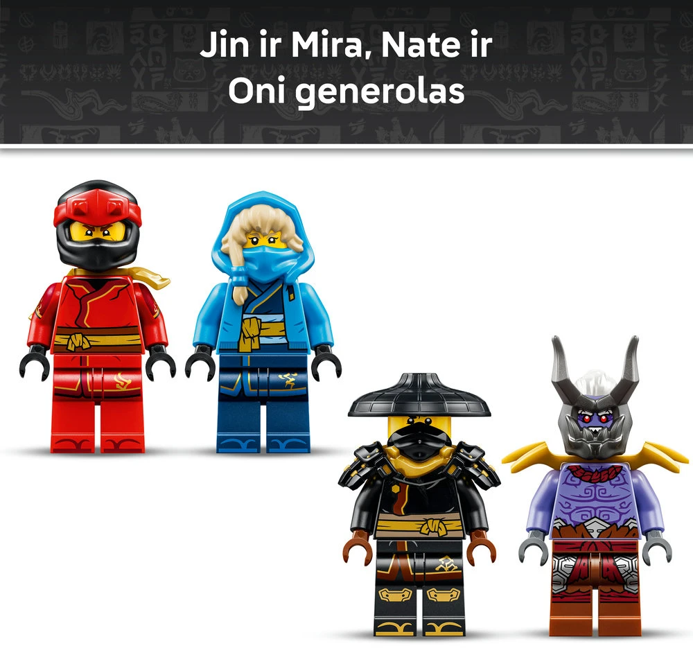 LEGO® NINJAGO® Lemiama drakonų kova Rinkinys 71872