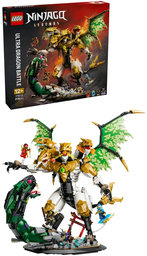 LEGO® NINJAGO® Lemiama drakonų kova Rinkinys 71872