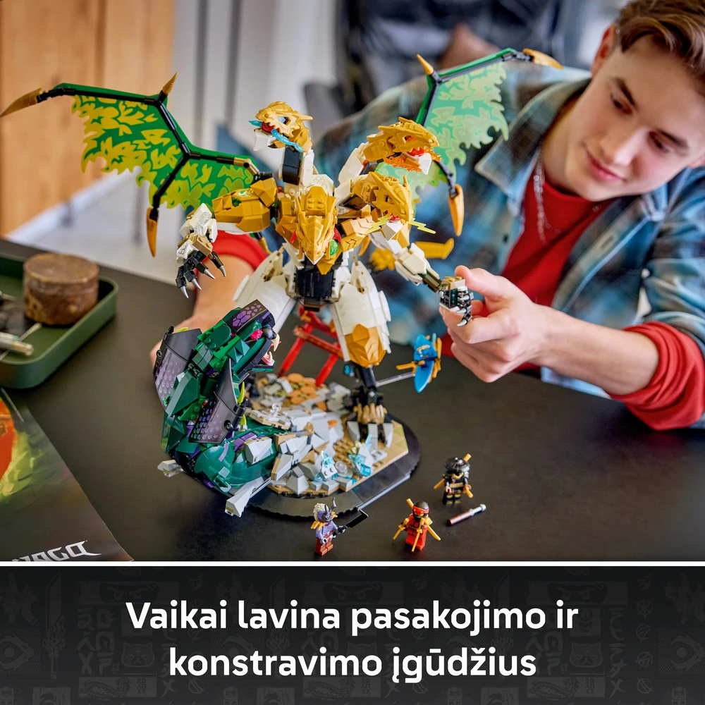 LEGO® NINJAGO® Lemiama drakonų kova Rinkinys 71872