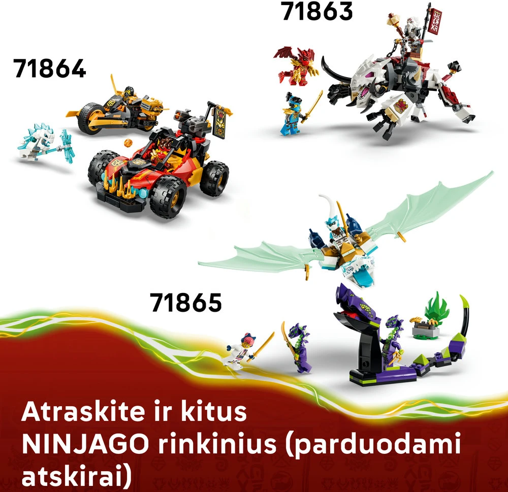 LEGO® NINJAGO® Lloyd drakono-roboto kovos rinkinys 71862