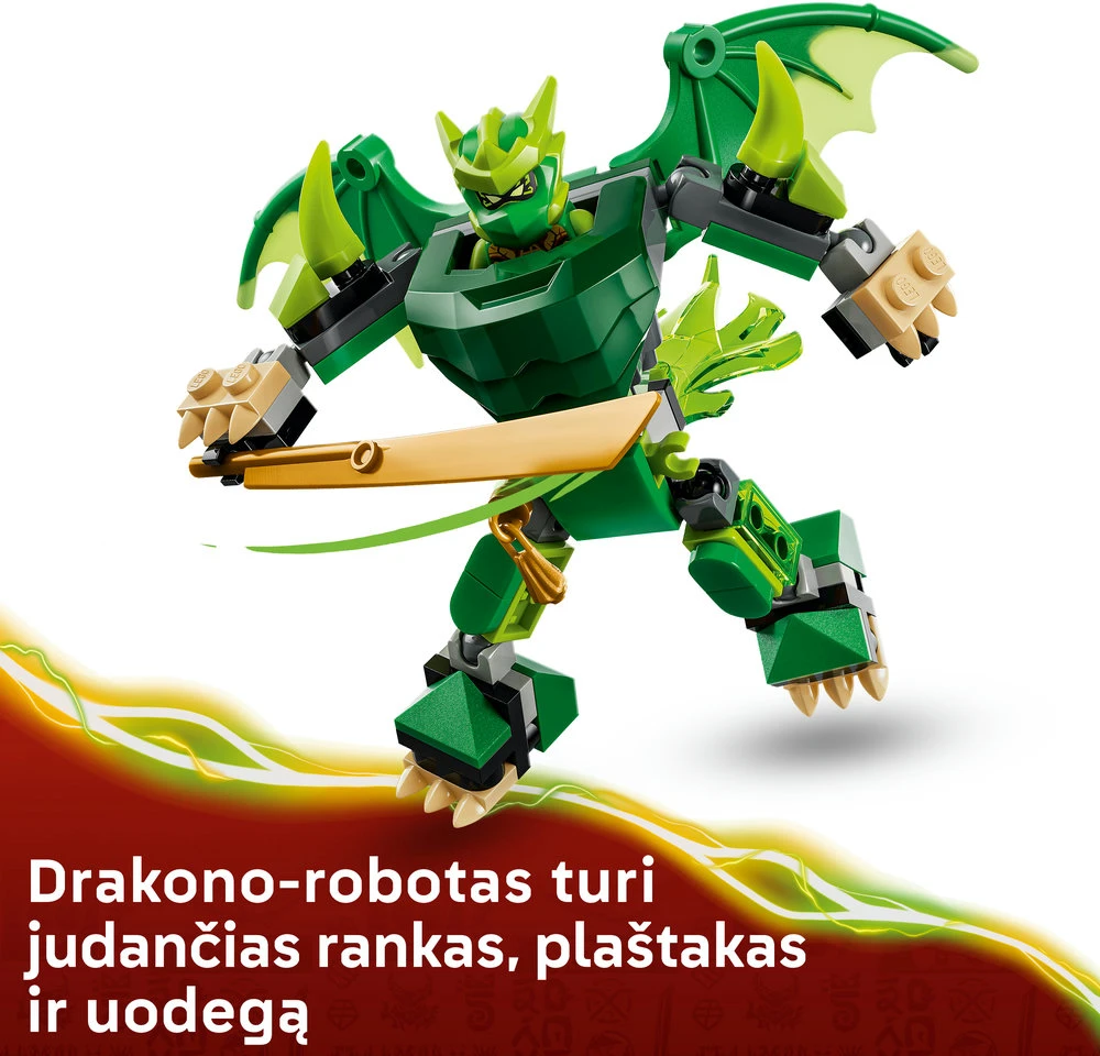 LEGO® NINJAGO® Lloyd drakono-roboto kovos rinkinys 71862