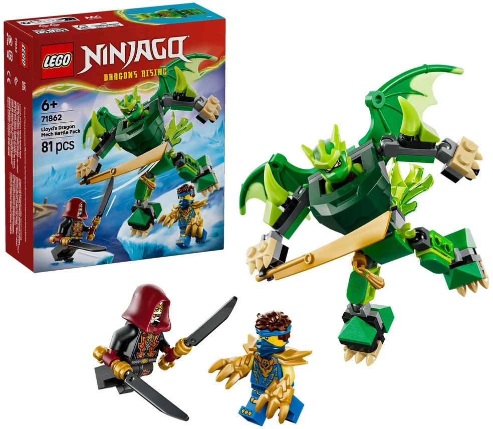 LEGO® NINJAGO® Lloyd drakono-roboto kovos rinkinys 71862
