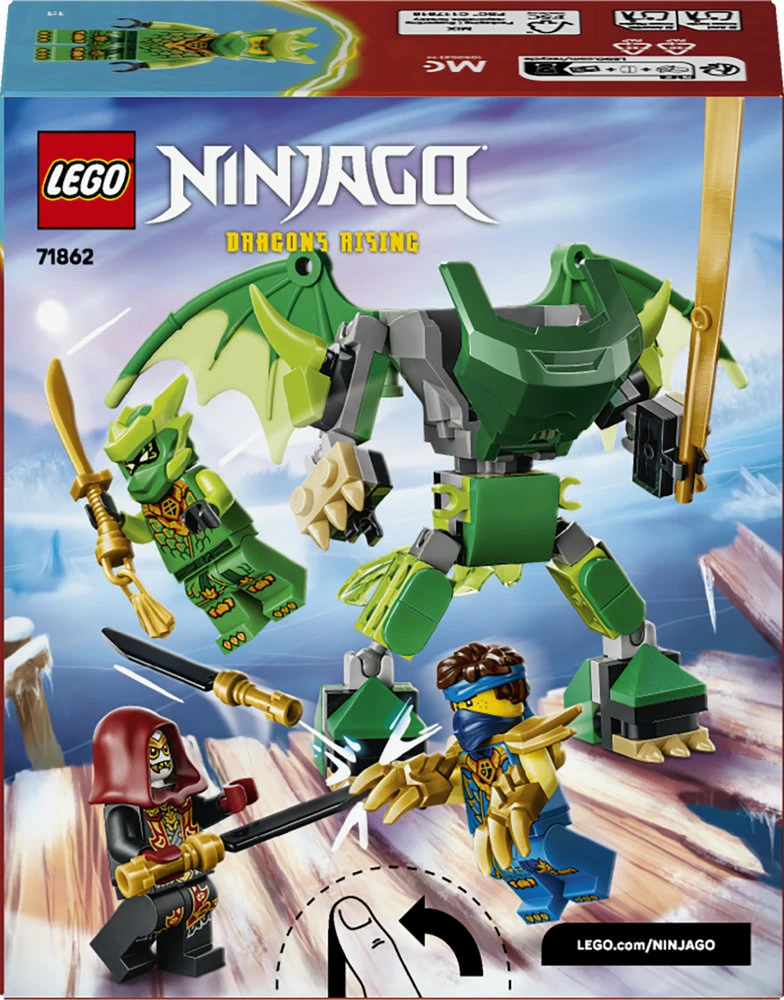 LEGO® NINJAGO® Lloyd drakono-roboto kovos rinkinys 71862