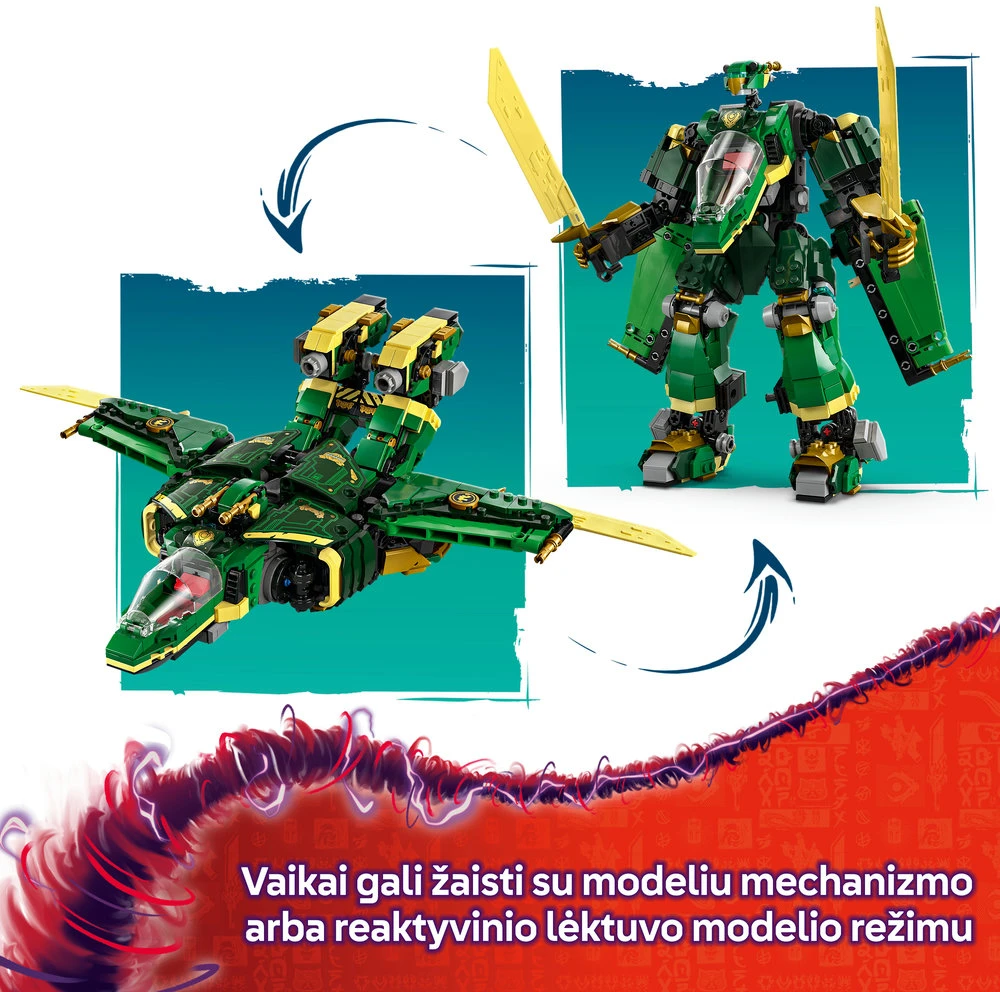 LEGO® NINJAGO® Lloyd reaktyvinis robotas Rinkinys 71845